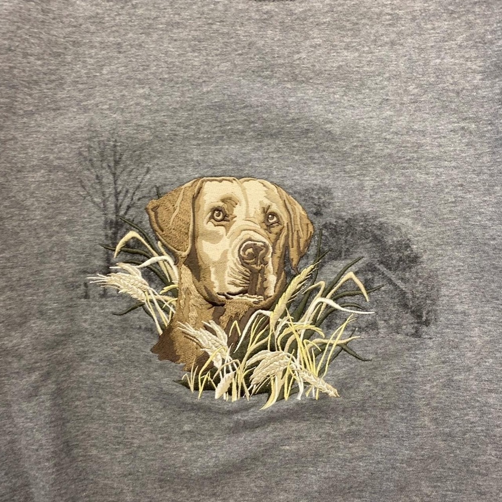 Vintage Dog Nature Animals Croft & Barrow Early 2000s Sweatshirt Crewneck Large - Picture 2 of 5
